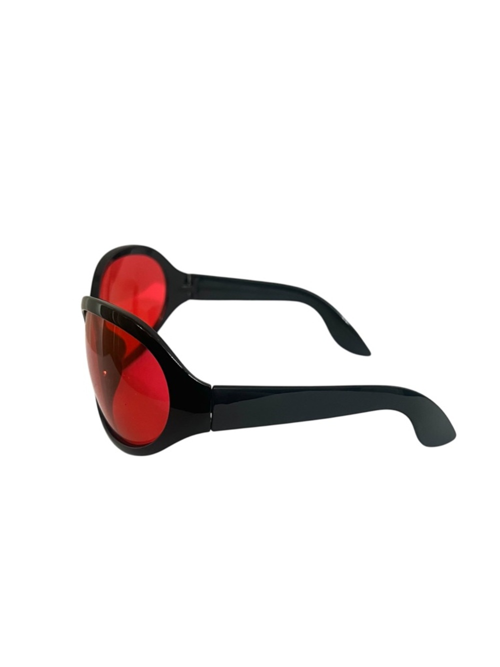 π₯π₯πRed and Black Oversized Wrap around Sunglasses - Picture 3 of 7